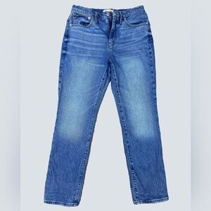 Madewell Women's The High-Rise Slim Cotton Stretch Denim Boyjean Blue 27P